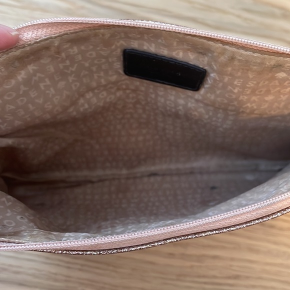 Kate Spade New York Pink Sparkly Pouch/ Make Up Bag - Picture 4 of 5